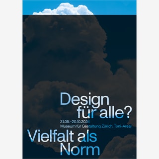 Poster für Ausstellung 'Design für alle?'