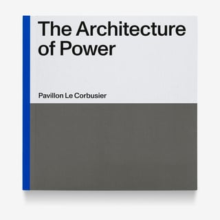 Book cover 'The Architecture of Power'.