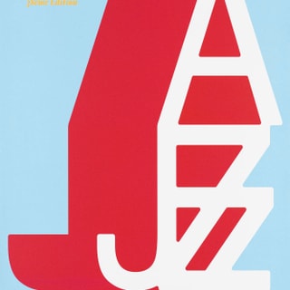 Plakat für Jazz à Conches 38. Ausgabe in 2025 mit abstrakter Grafik.