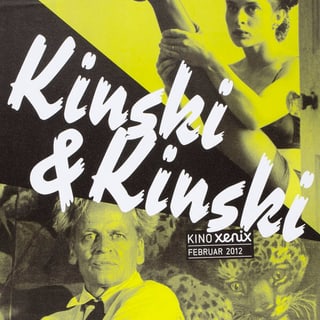 Plakat Kinski & Kinski - Kino Xenix - Februar 2012 Iza Hren 2012