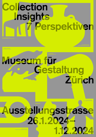 Poster für Ausstellung im Museum für Gestaltung Zürich.