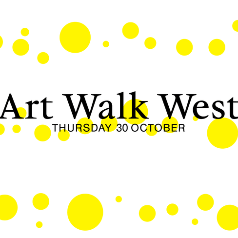 Art Walk West, gelbe Kreise, Zürich, 30. Oktober, kostenlos.