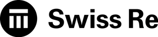 Black logo with a circular symbol and text.