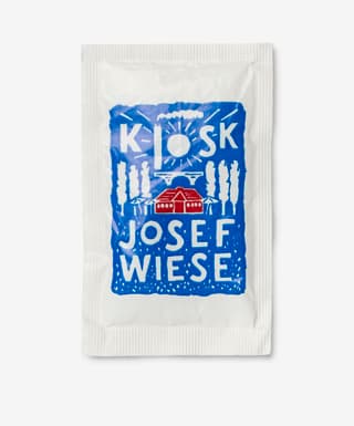 Verpackung aus dem Kiosk Josefwiese.