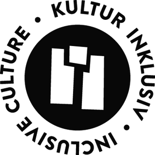 Logo mit den Worten Kultur Inklusiv.