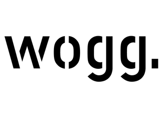 Schwarzer Text ‚wogg.‘ auf weissem Hintergrund.",